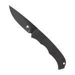 Hidden release auto Black Handle Black Blade