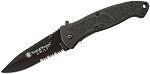 Lg MAGIC Assist Open S.W.A.T./Blk Serr Drop Pnt Blade/Alum Handle w/PC