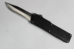 Lightning Clip point Black handle black blade Serr