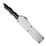 Lightning White Handle Silver Kriss Blade