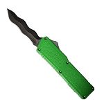 Lightning Green Handle Silver Kriss Blade