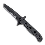 M16-13 Special Forces - Black G10 Handle, Tanto, AutoLAWKS, Veff Combo Edge