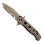 M16-14 Special Forces - Desert Tan G10 Handle, AutoLAWKS, Veff Combo