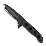 M16-14 Zytel Law Enforcement - Tanto, Triple-Point Serrations, Black Zytel Handle, LAWKS
