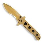 M21 Special Forces - Desert Tan G10 Handle, AutoLAWKS, Veff Combo