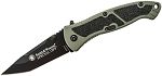 S&W med Special Ops MAGIC Assist Open Alum Grn Handle w/Blk Tant