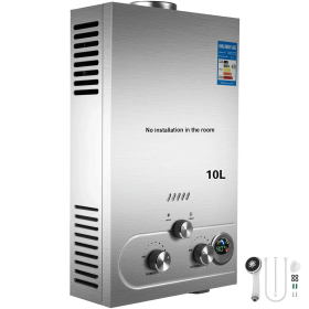 10L Tankless Gas Natural Hot Water Heater Instant Boiler